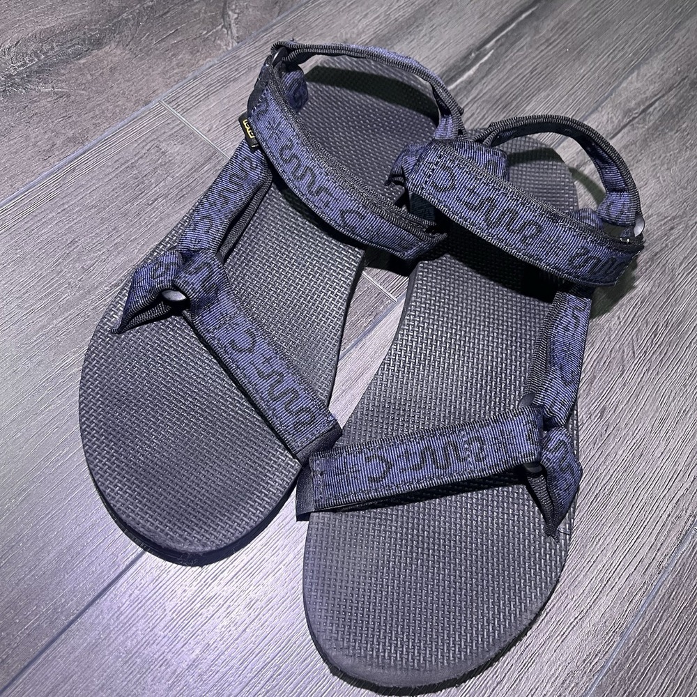 Teva Hypnosis Sandals Mens 13‎ Blue Snake Aztec Hiking Water Shoe Rugged F60122J